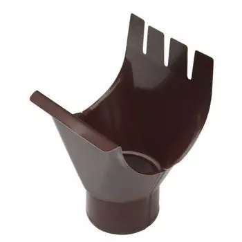 Воронка желоба Ø125/90 (RAL 8017-0,6) шоколад