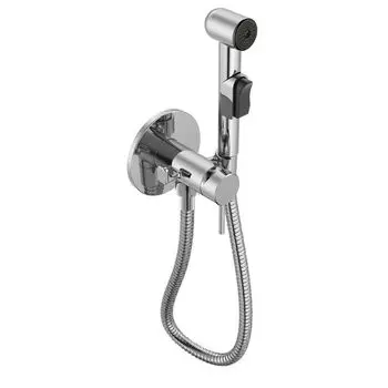 Встраиваемый смеситель Iddis Axes хром 003SBR0i08 с гигиеническим душем