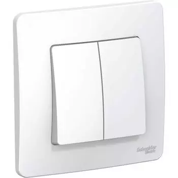 Выключатель 2-кл. СП BLANCA (сх.5) 10А 250В бел. SchE BLNVS010501