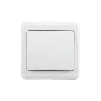 Выключатель одноклавишный 10А ВЕГА (белый) IEK