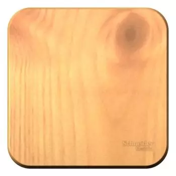 Выключатель Schneider Blanca 1-клавишный накладной ясень