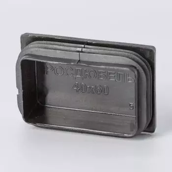 Заглушка для профильных труб 60х40 мм