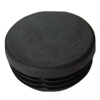 Заглушка для трубы круглая D76 черная