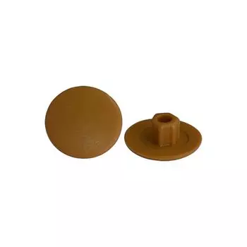 Заглушка шестигранная под конфирмат, вишня