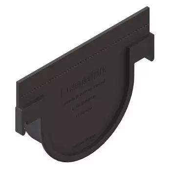 Заглушка торцевая пластиковая ЗГЛВ-10.16.14-ПП для лотка