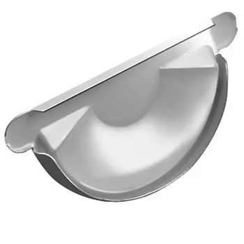 Заглушка желоба Ø125 (RAL 9003-0,6мм) белый