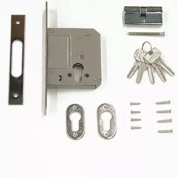 Замок врезной АЛЛЮР 189-4A CPб/руч