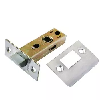 Защелка межкомнатная без фиксатора MORELLILP6-45 SN, никель. Пластиковый язычок.