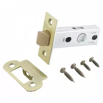 Защёлка Аллюр Арт ст бронза пластик торцевая планка 25мм без ручек L45-8-P