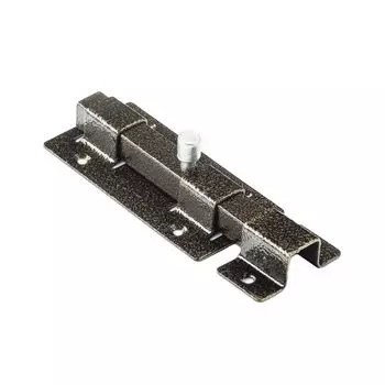 Засов накладной 115х60 мм, антик бронза квадратный ЗД-06