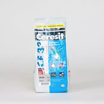 Затирка Ceresit CE 33 comfort серая, 2 кг