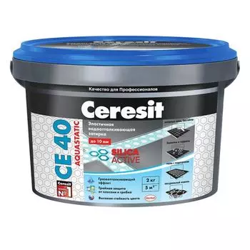 Затирка Ceresit CE 40 aquastatic бирюза, 2 кг
