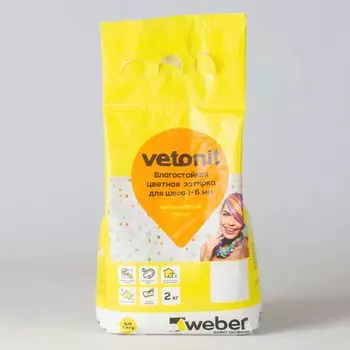 Затирка weber.vetonit decor мокка, 2 кг