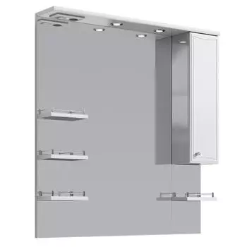 Зеркало Aqwella Барселона 100 Белый (Ba.02.10)