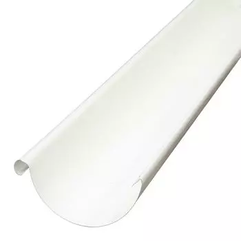 Желоб водосточный Ø125х3000 (RAL 9010) белый GRANDSYSTEM