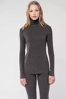 Серая водолазка-лапша