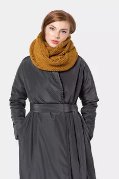 Снуд горчичного цвета