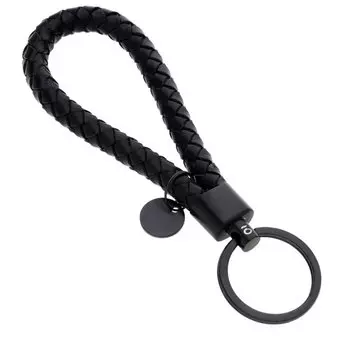 Брелок из кожи и стали