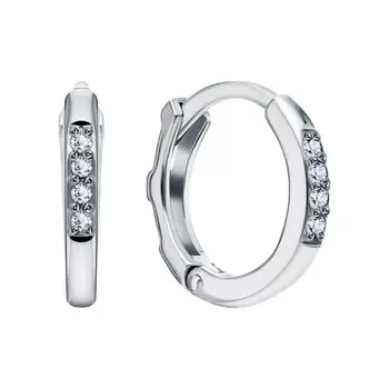 Детские золотые серьги с бриллиантами