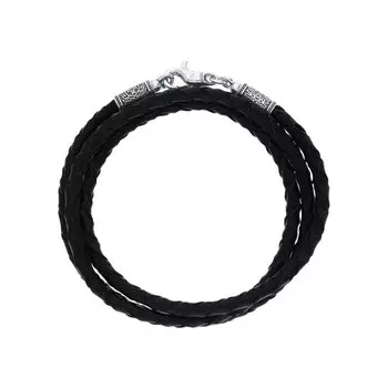 Гайтан с серебряным замком "Греческий крест"