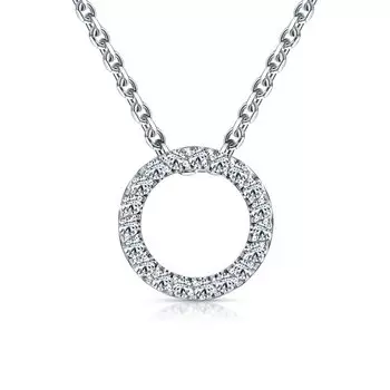 Платиновая подвеска с бриллиантами природными