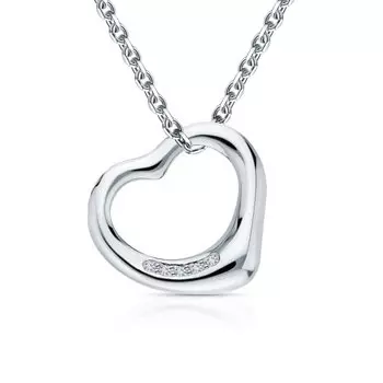 Платиновая подвеска с бриллиантами природными