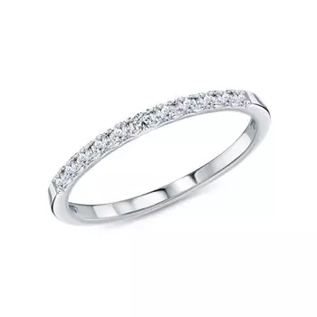 Платиновое кольцо с бриллиантами природными