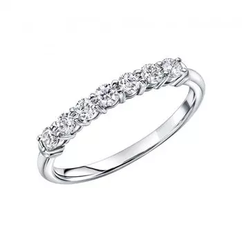 Платиновое кольцо с бриллиантами природными