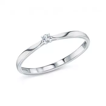 Платиновое кольцо с бриллиантами природными