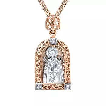 Подвеска "Семистрельная Божия Матерь"