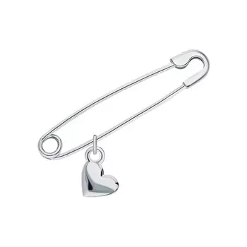 Серебряная брошь