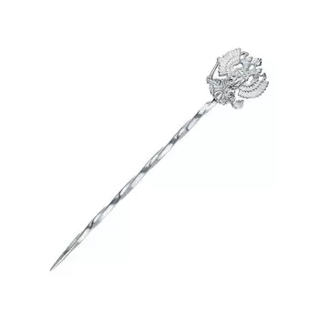 Серебряная брошь