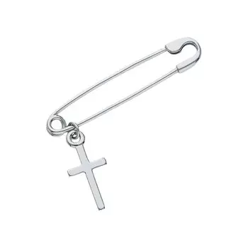 Серебряная брошь