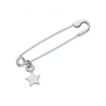 Серебряная брошь