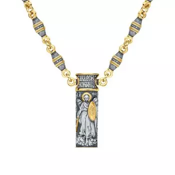 Серебряная подвеска "Архангел Михаил"