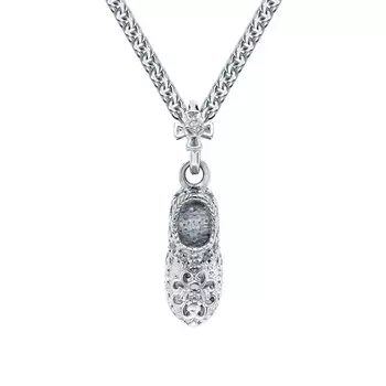 Серебряная подвеска "Башмачок Спиридона"