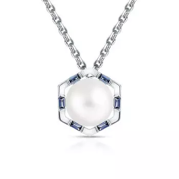 Серебряная подвеска с алпанитом