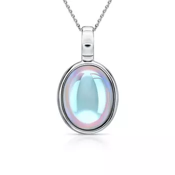 Серебряная подвеска с алпанитом