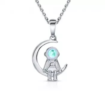 Серебряная подвеска с алпанитом