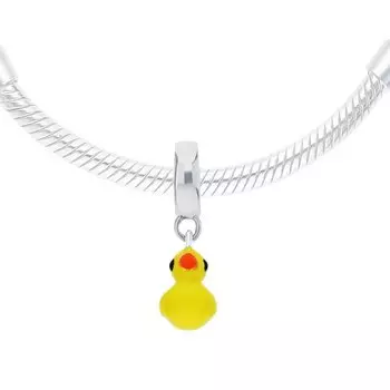 Серебряная подвеска с эмалью