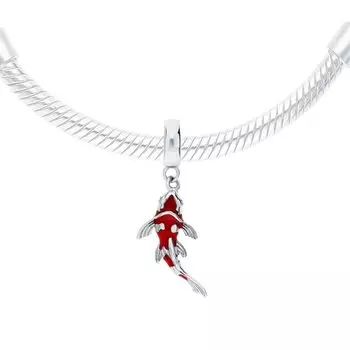 Серебряная подвеска с эмалью