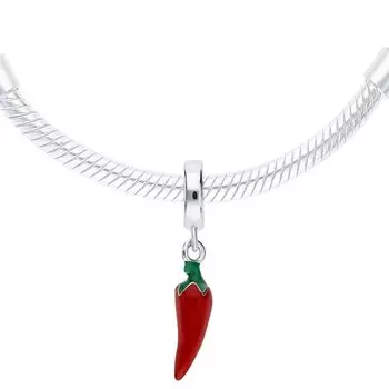 Серебряная подвеска с эмалью