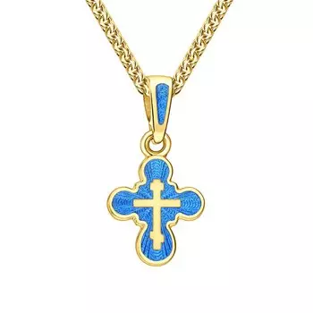 Серебряная подвеска с эмалью