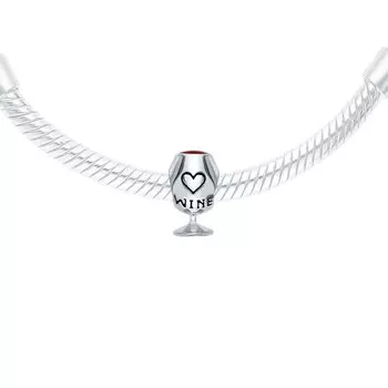 Серебряная подвеска с эмалью