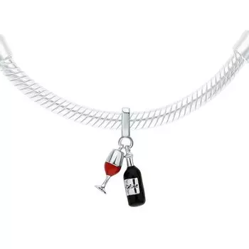 Серебряная подвеска с эмалью