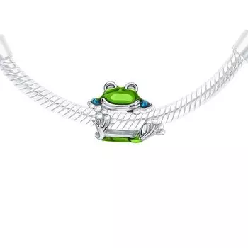 Серебряная подвеска с эмалью