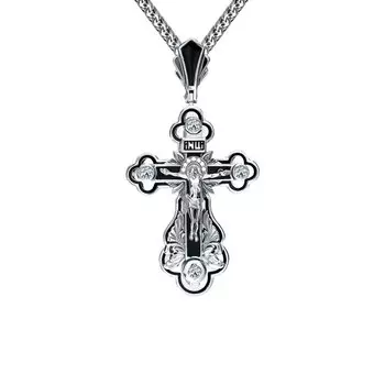 Серебряная подвеска с фианитами