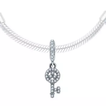 Серебряная подвеска с фианитами