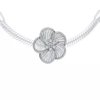 Серебряная подвеска с фианитами