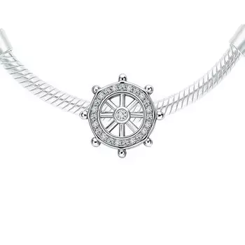 Серебряная подвеска с фианитами